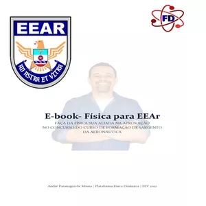 Imagem de capa para o Ebook Física EEAr - E-book da Plataforma FD