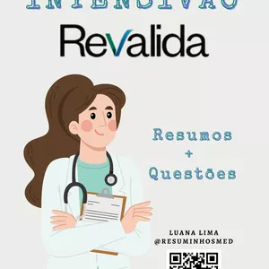 Imagem de capa para o Ebook Intensivão Revalida  