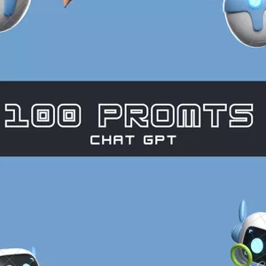 Imagen de portada para Ebook 100 Prompt de ChatGpt para vender 24/7 