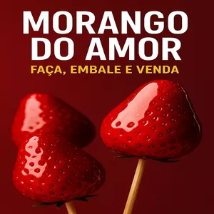 Imagem de capa para o Ebook Morango do Amor: Faça, Embale e Venda