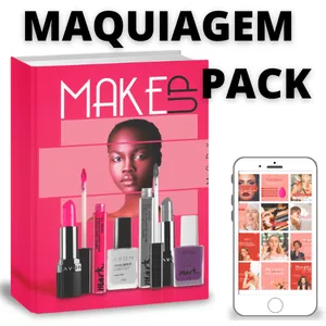 Imagem de capa para o Curso online Canva Pack para Maquiagem Editável