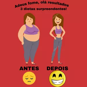Imagem de capa para o Ebook Adeus fome, Olá resultados: 3 Dietas Surpreendentes