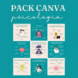 Curso Pack Canva Psicologia 