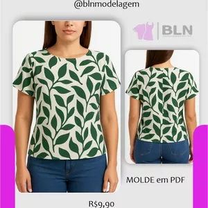 Imagem de capa para o Ebook BLUSA BÁSICA MG CURTA