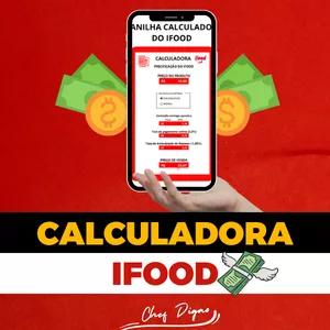 Imagem de capa para o Ebook CALCULADORA DE PRECIFICAÇÃO IFOOD 