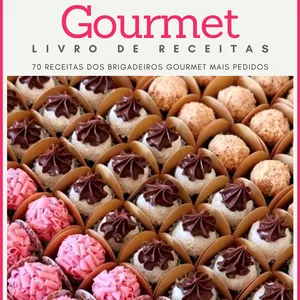 Imagem de capa para o Ebook 70 Brigadeiros Goumert Mais Vendidos + 2 E-book Brindes