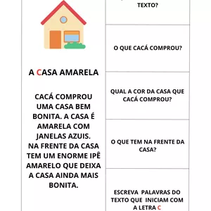 Imagem de capa para o Ebook Atividade de Interpretação de Textos de A a Z