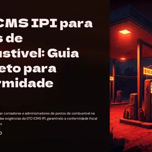 Imagem de capa para o Curso online EFD ICMS IPI para Postos de Combustível/ Gasolina : Guia Completo para o SPED Fiscal