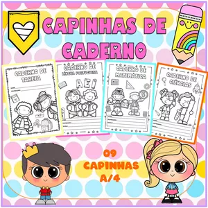 Imagem de capa para o Ebook Capinhas de Caderno 