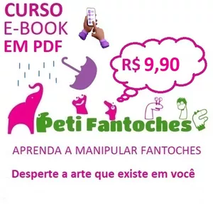 Imagem de capa para o Ebook CURSO APRENDA A MANIPULAR FANTOCHES