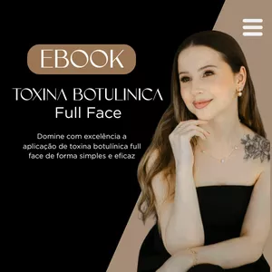 Imagem de capa para o Ebook Ebook Domine a aplicação de Toxina Botulínica Full Face