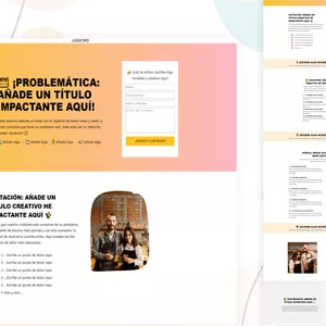 Imagen de portada para Curso online 46-. ⚡ Landing Page Multi-funcional de Carga super Rápida - Diseño Minimalista - HTML5 y CSS3