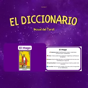 Imagen de portada para Ebook Diccionario Visual del Tarot