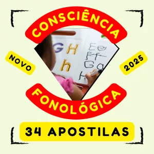 Imagem de capa para o Curso online Atividades, Brincadeiras, Jogos e Flash Cards - Consciência Fonológica
