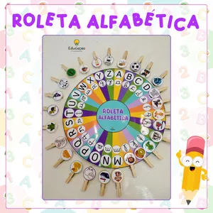 Imagem de capa para o Ebook JOGO ROLETA ALFABÉTICA
