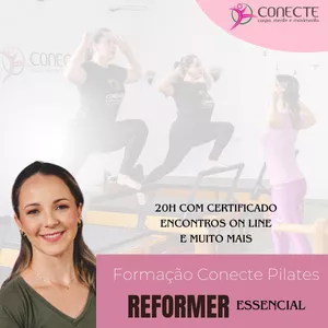 Imagem de capa para o Curso online Formação em Pilates:  Reformer Essencial 20h 