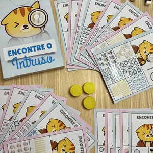 Imagem de capa para o Ebook Atividade Encontre o Intruso Numerais