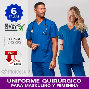 Imagen de portada para Curso online MOLDERIA CONJUNTO PIJAMA QUIRURGICA MASCULINO Y FEMENINO