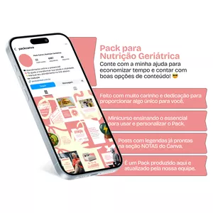 Imagem do curso Pack Canva - Nutrição Geriátrica