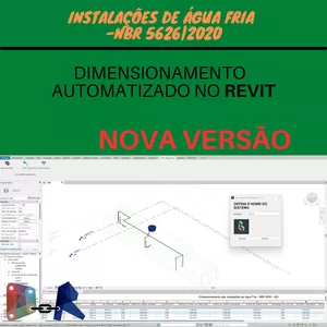 Imagem de capa para o Curso online Curso de Dimensionamento de Água Fria no Revit com Dynamo