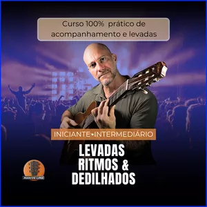 Imagem de capa para o Curso online Curso de Levadas, Ritmos e Dedilhados no Violão com Marcos Lima - Método Decole