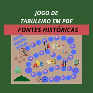 Imagem de capa para o Ebook JOGO DE TABULEIRO FONTES HISTÓRICAS