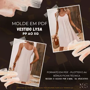 Imagem de capa para o Curso online NS Molde em PDF - Vestido Lysa ID 3573942