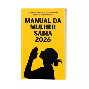Imagem de capa para o Ebook MANUAL DA MULHER SÁBIA- 2026