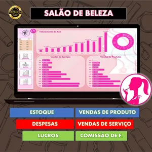 Planilha Planilha Salão De Beleza Premium