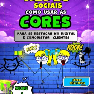 Imagem de capa para o Ebook Redes Sociais: Como Usar as Cores para se destacar e conquistar clientes 