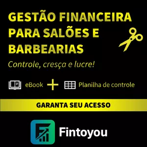 Imagem de capa para o Ebook Gestão Financeira para Salões e Barbearias
