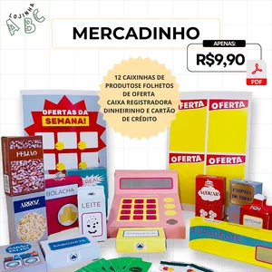 Imagem de capa para o Ebook Mercadinho Comer & Brincar
