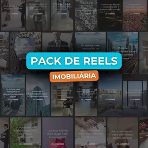 Imagem de capa para o Curso online Pack de Reels para Imobiliária