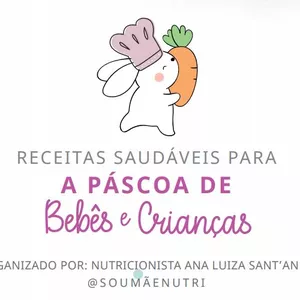 Imagem de capa para o Ebook Ebook - Receitas Saudáveis para a Páscoa de Bebês e Crianças