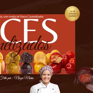 Imagem de capa para o Ebook Doces caramelizados