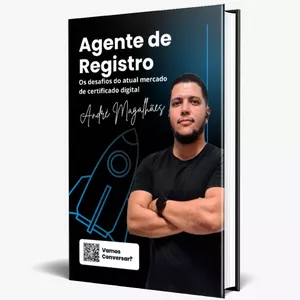Imagem de capa para o Ebook e-Book Desafios do Agente de Registro de Certificado Digital