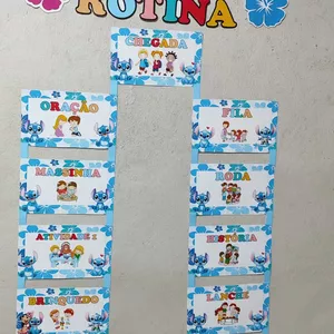 Imagem de capa para o Ebook Nossa Rotina -Tema Stitch 