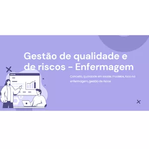 Imagem de capa para o Ebook Gestão de qualidade e de riscos - Enfermagem 