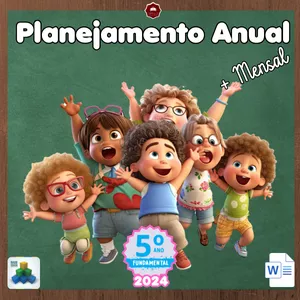 Imagem de capa para o Ebook PLANEJAMENTO 2024 ENSINO FUNDAMENTAL 1 - 5º ANO ENSINO FUNDAMENTAL