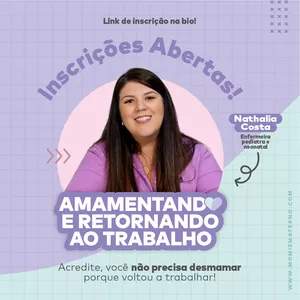 Imagem de capa para o Curso online Amamentando e Retornando aoTrabalho