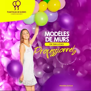 Image de couverture pour le Ebook +60 Pochoirs à ballons professionnels