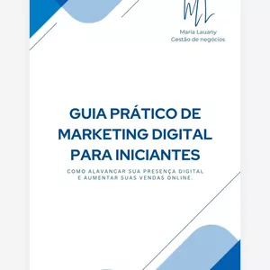 Imagem de capa para o Ebook Guia Prático de Marketing Digital para Iniciantes