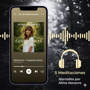 Imagen de portada para Curso online Set de Meditaciones de Coherencia Divina 🧘‍♀️