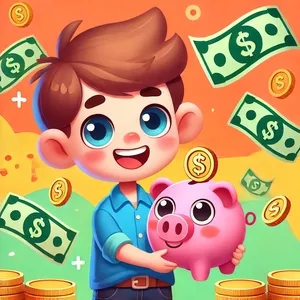 Imagem de capa para o Curso online Riquinho Kids: Educação Financeira Divertida para Crianças