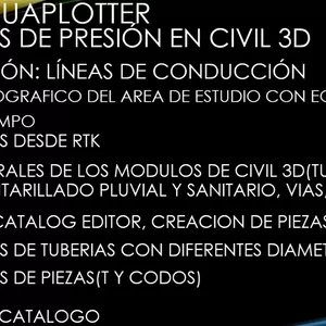 Imagen de portada para Curso online CIVIL 3D TUBERIAS DE PRESION 