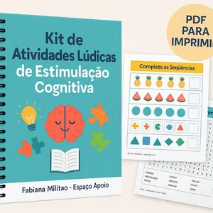Imagem de capa para o Ebook Treine seu Cérebro: Kit de Atividades para Todas as Idades