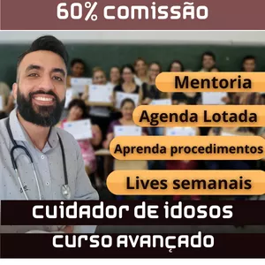 Imagem de capa para o Curso online Cuidador de idosos Avançado 2022