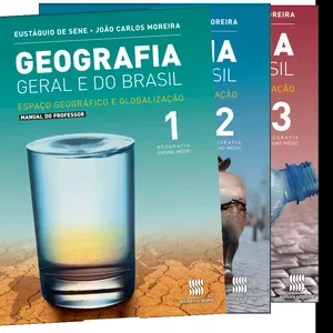 Imagem de capa para o Ebook Geografia geral e do Brasil, Vol. 1 ao 3, João Carlos Moreira, COMPLETOS EM PDF