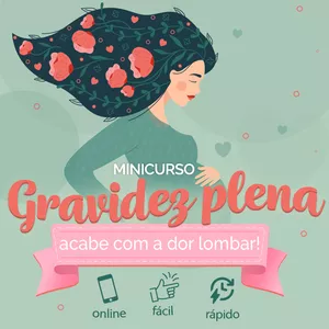 Imagem de capa para o Curso online Gravidez Plena: Acabe com a Dor Lombar