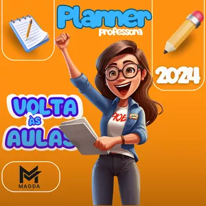 Imagem de capa para o Ebook PLANNER PARA PROFESSORAS 2024